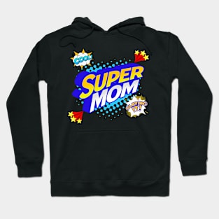 Comic Superhero Mom Hoodie